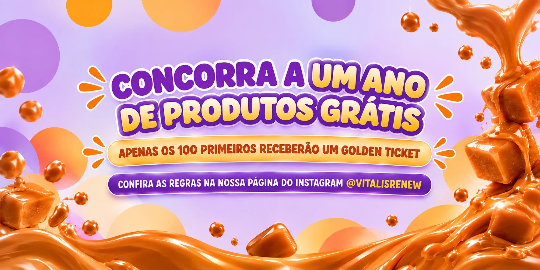 Concorra a um ano de produtos grátis