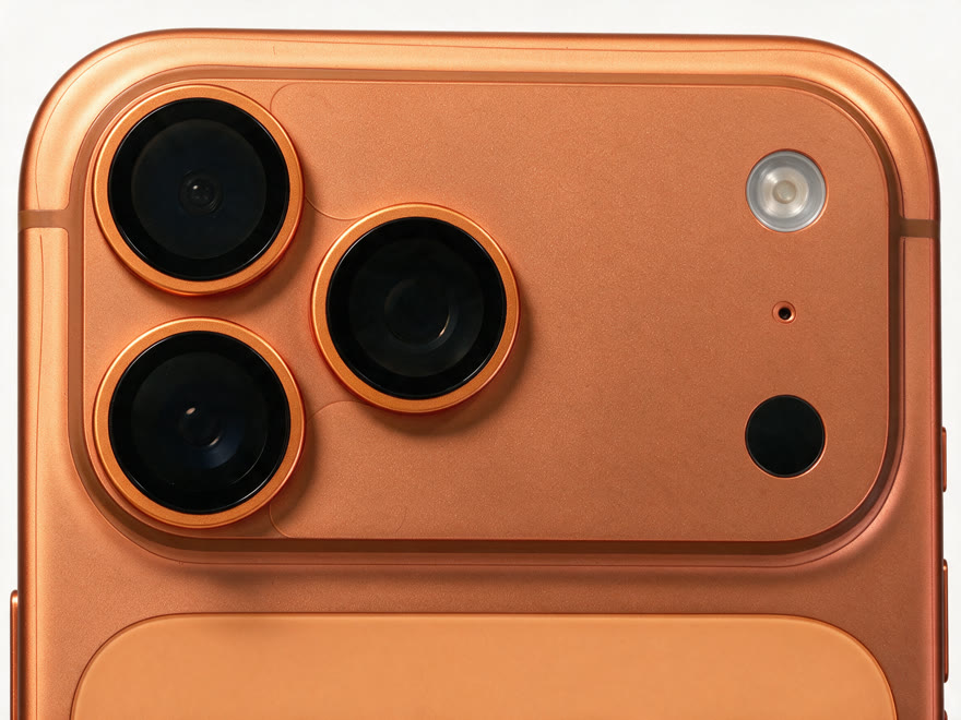 Pel&iacute;cula de c&acirc;mera Laranja aplicada no iPhone