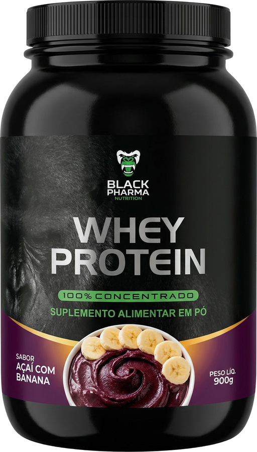 100% Whey Protein Sabor Açaí com Banana 900g