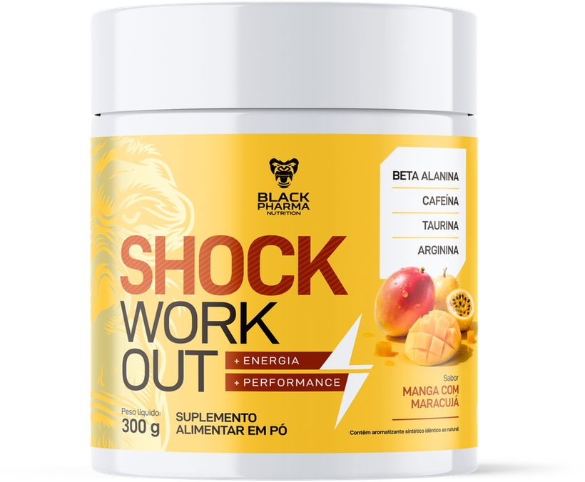 Pré Treino Sabor Manga com Maracujá 300g