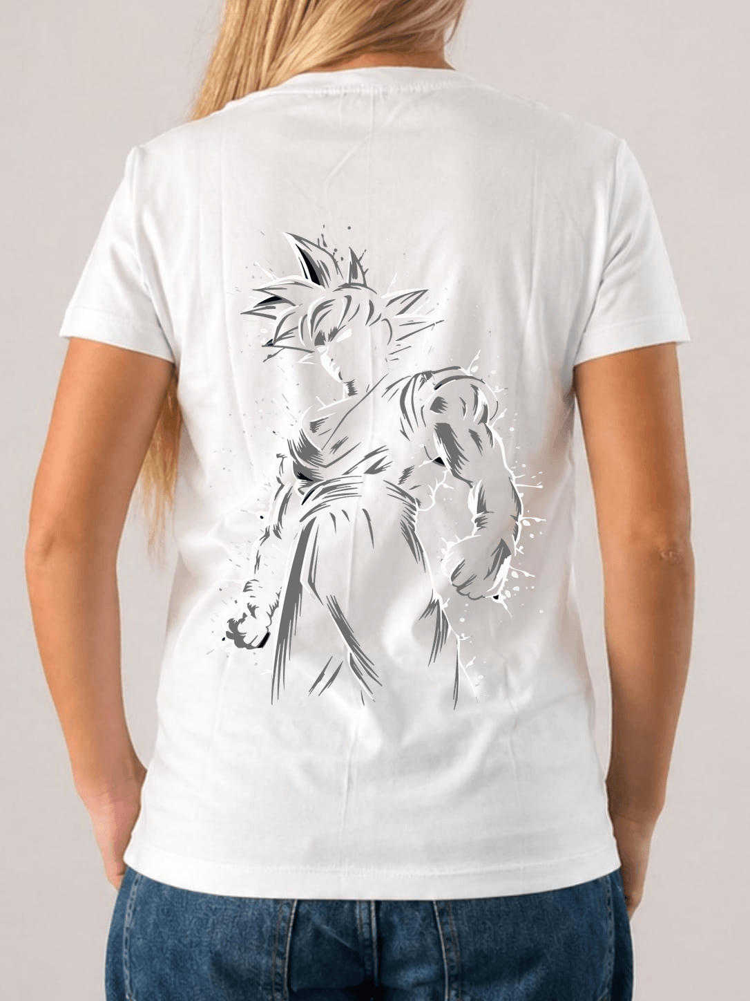Dragon Ball · Goku Plateado (espalda)