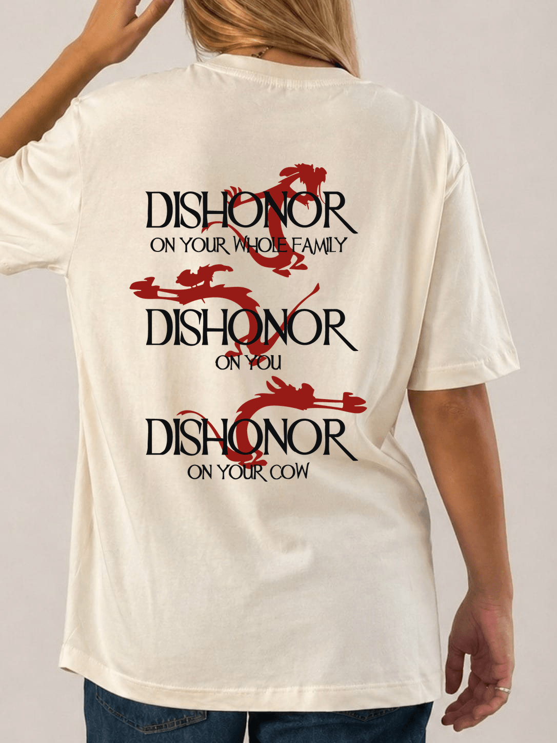 Mulan · Dishonor (espalda)