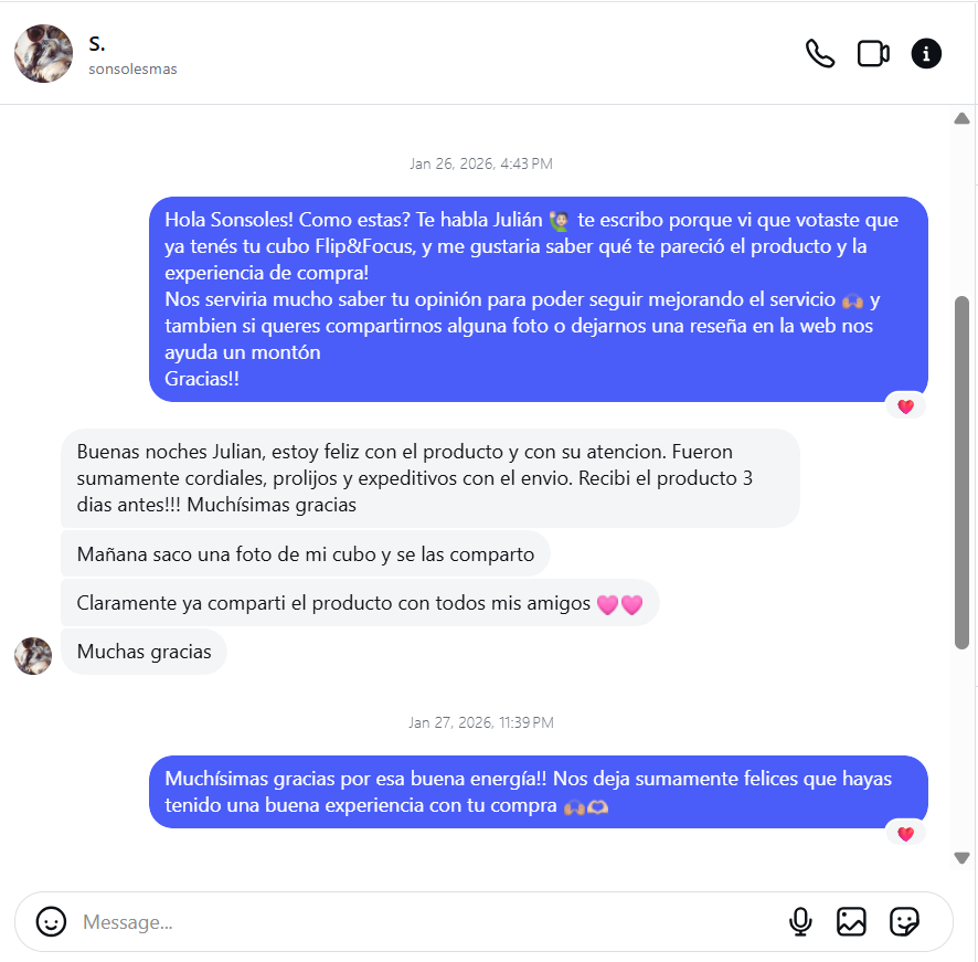 Reseña real de cliente 3