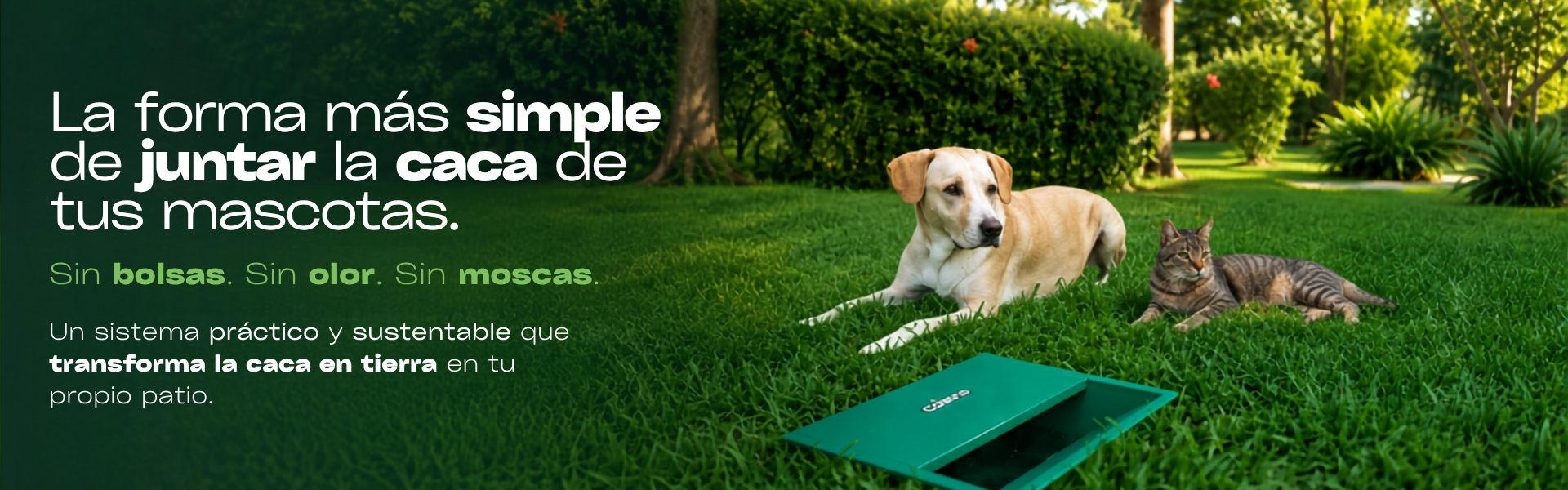 Cabono — Gestioná la caca de tus mascotas sin bolsas y sin olor