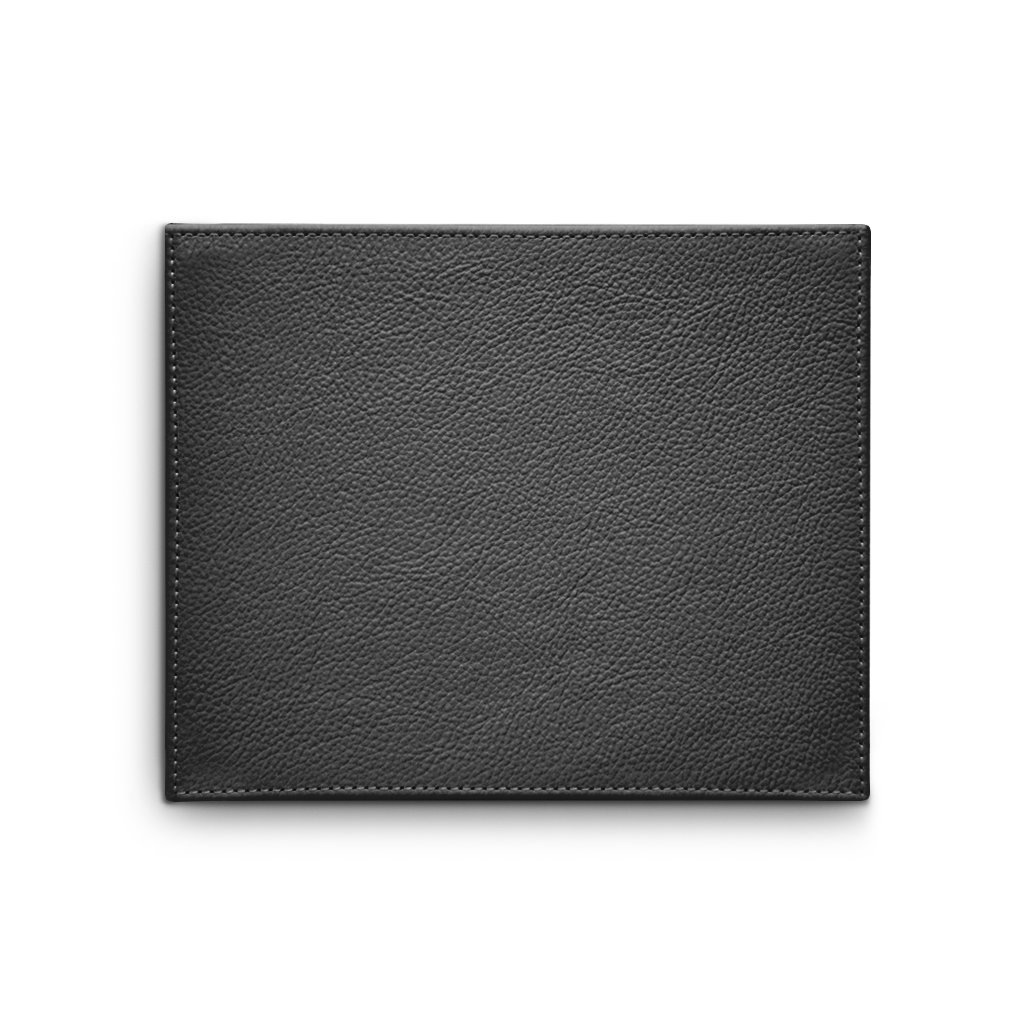 Amostra de couro Preto