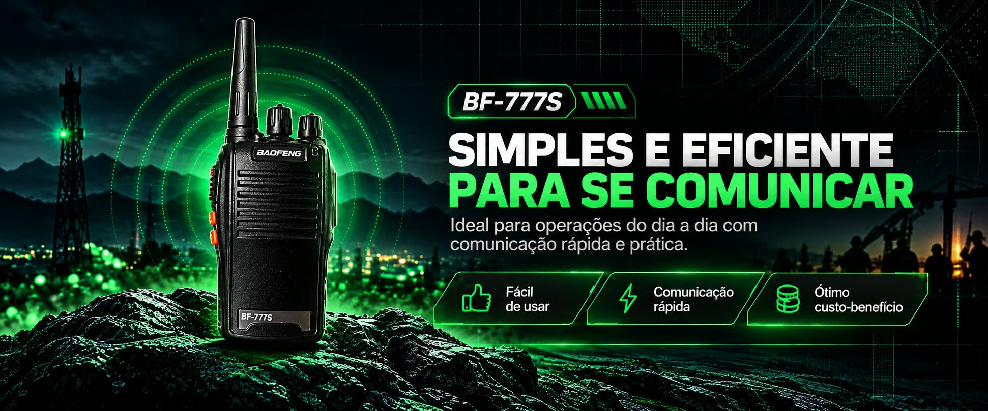 Baofeng BF-777S: simples e eficiente para se comunicar