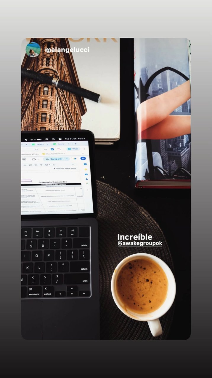 Cliente FitCoffee — @maiangelucci