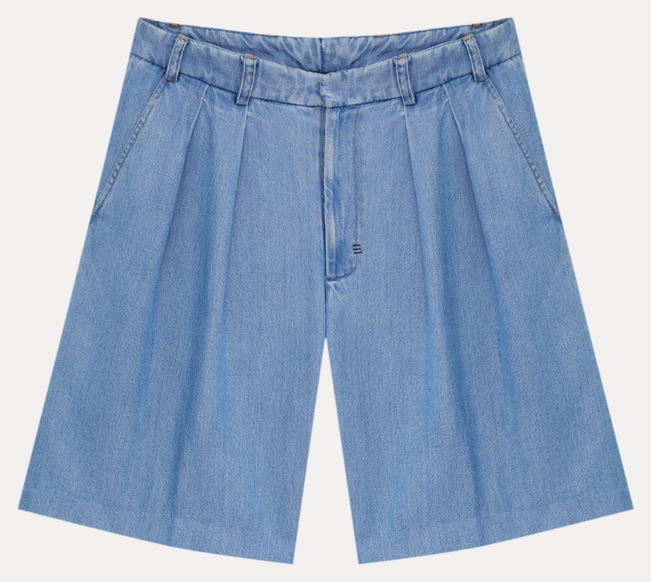 Bermuda jeans — vista de frente