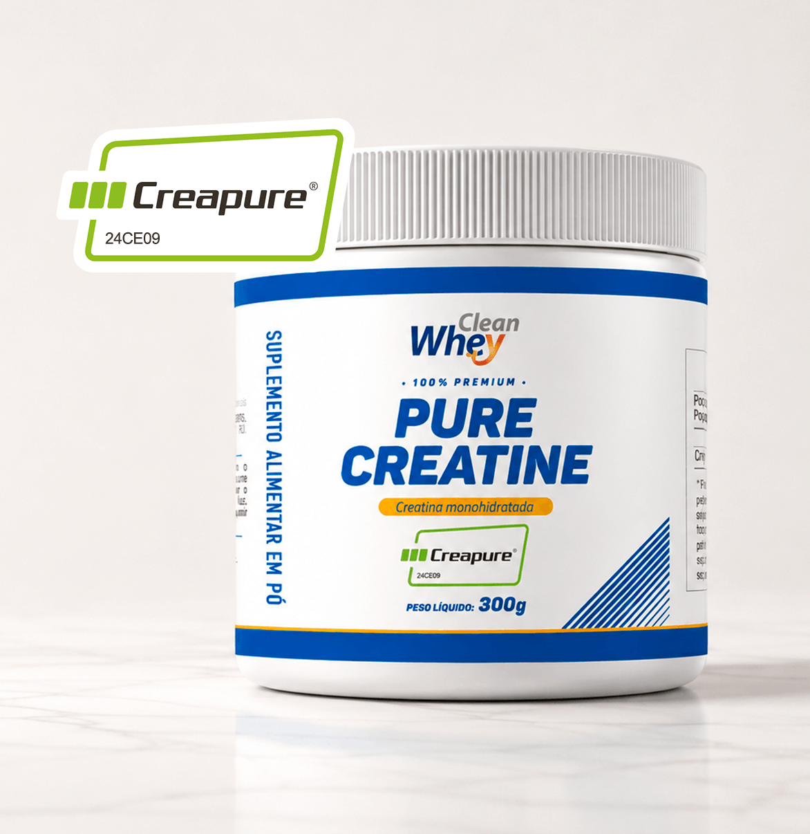 Clean Whey Pure Creatine Creapure 300g