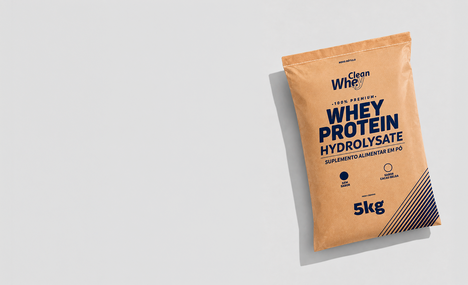 Clean Whey Hydrolysate Classic Sem Sabor Saco 5kg