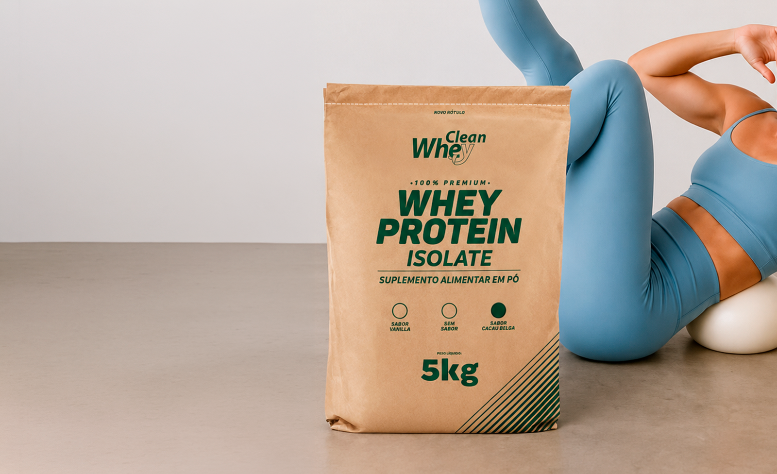 Clean Whey Isolate Tasty Cacau Belga em uma rotina ativa