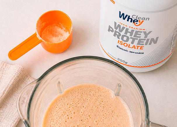 Scoop com whey protein sem sabor