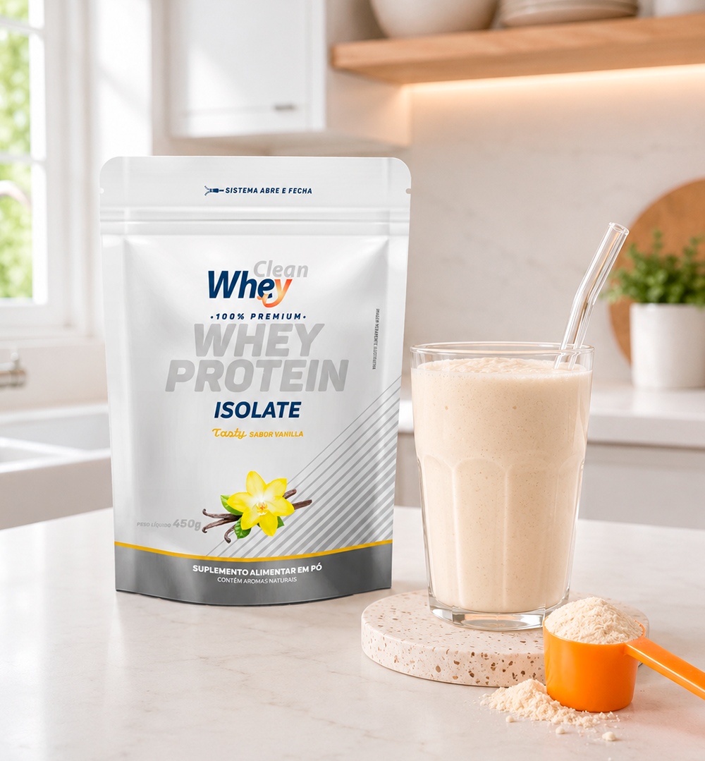 Clean Whey Isolate Tasty Vanilla Refil 450g