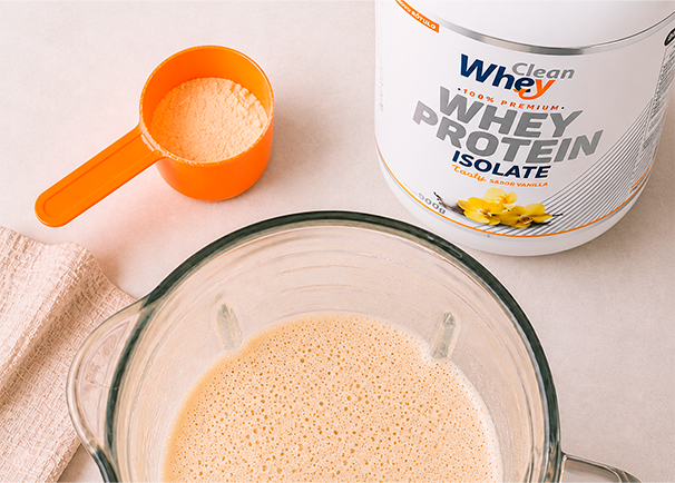 Preparo do whey protein sabor Vanilla