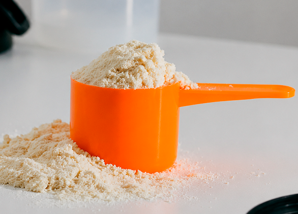 Scoop com whey protein sabor Vanilla