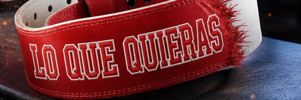 Cinturón personalizado con bordado a la medida