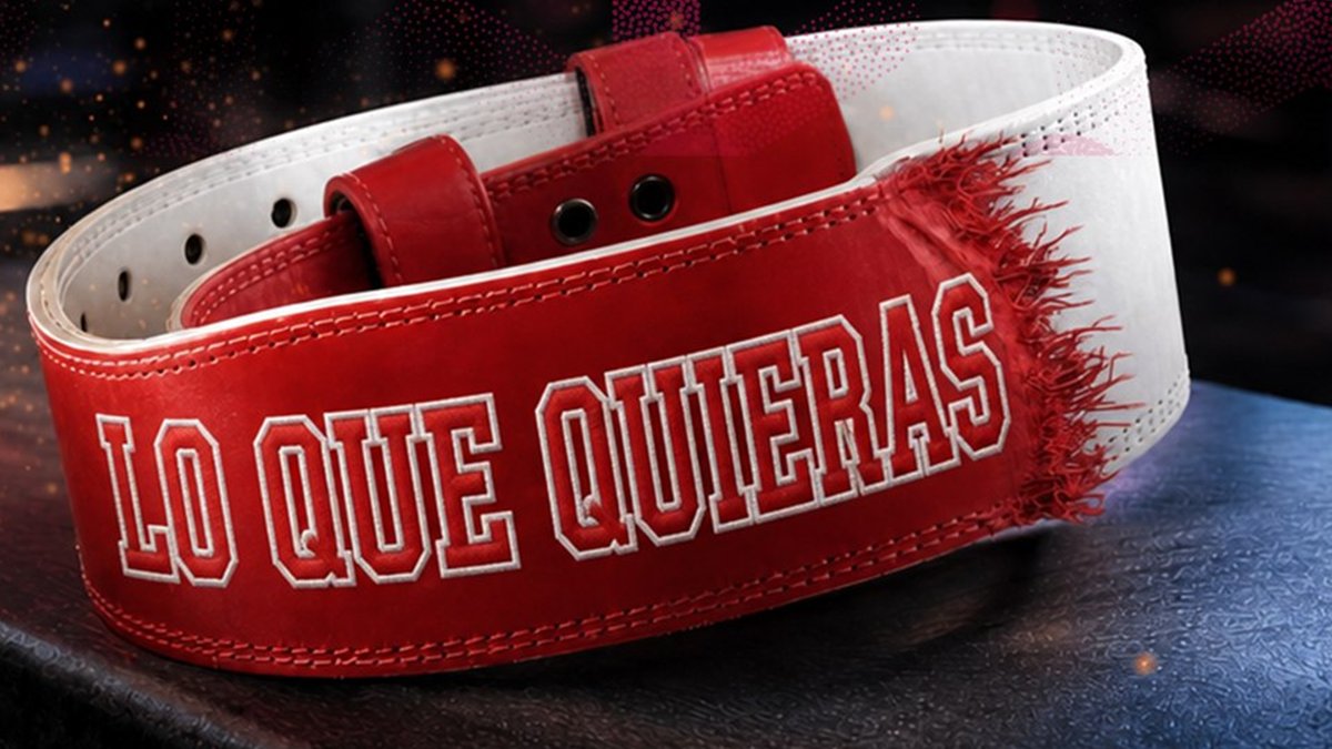 Cinturón FRESA FIT personalizado, puesto