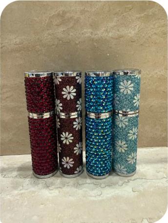 Colección de cuatro perfumeros