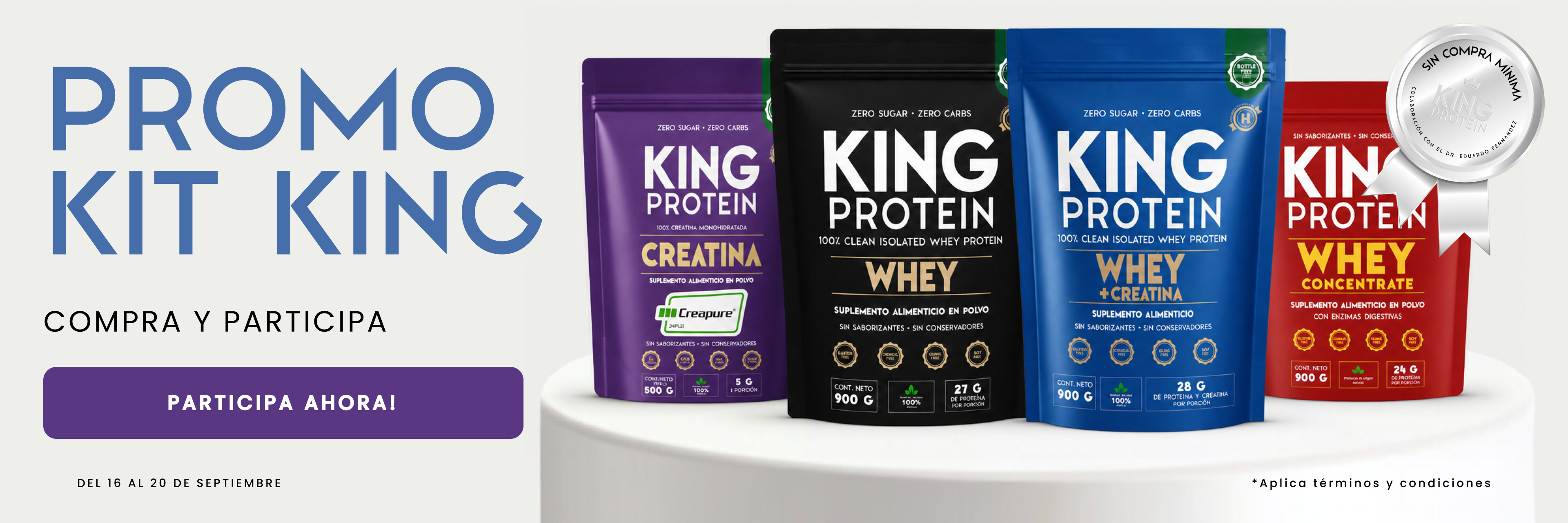 Promo Kit King: compra y participa del 16 al 20 de septiembre