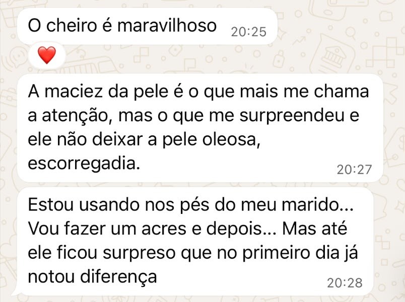 Depoimento de cliente da Muu Beauty