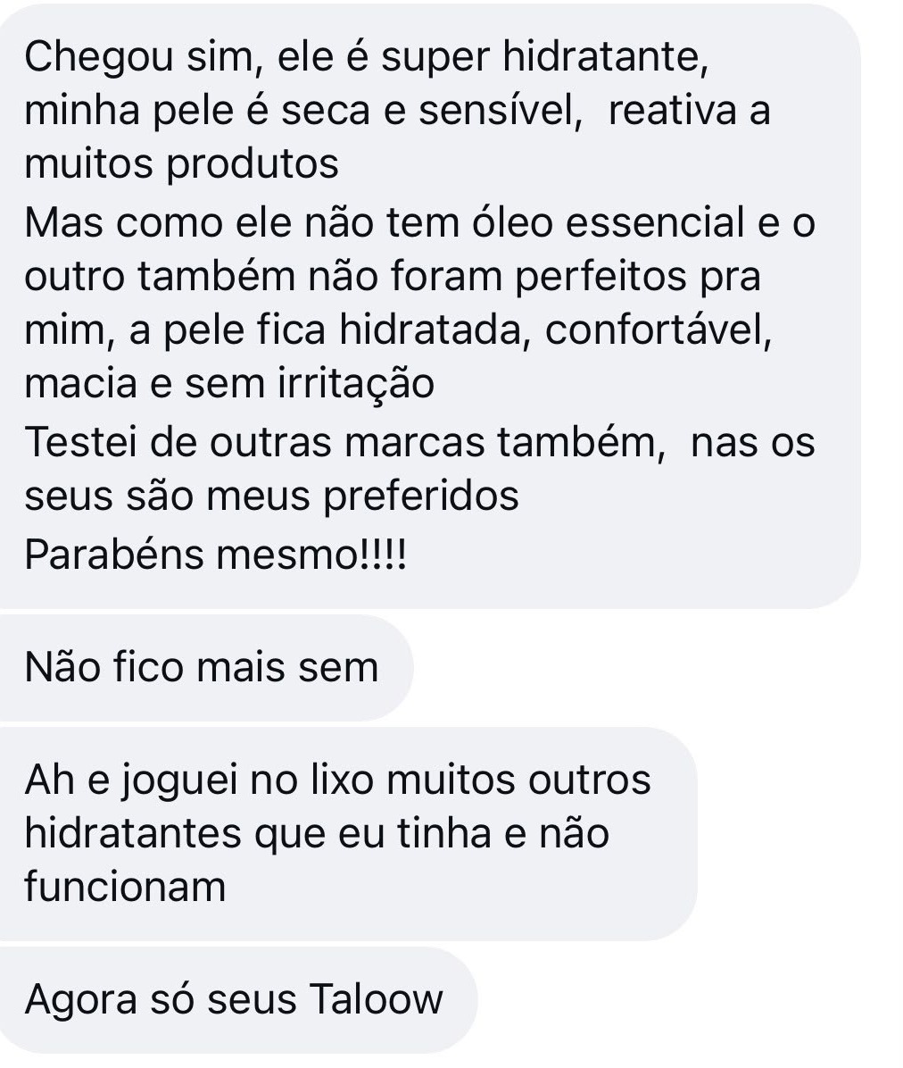 Depoimento de cliente da Muu Beauty
