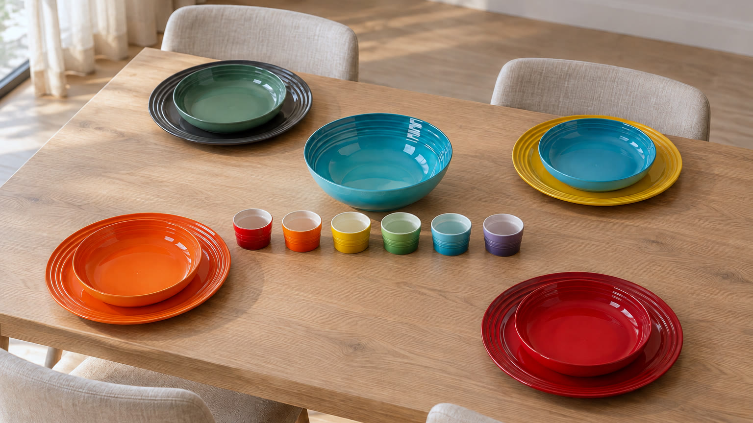 Mesa Vancouver em cores