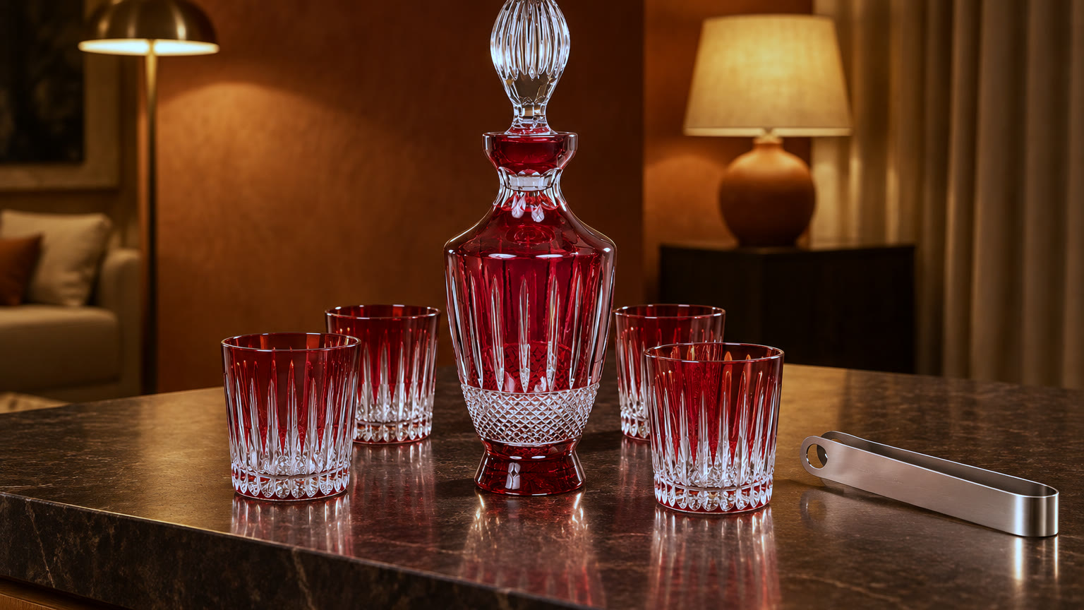 Ruby Whisky Set