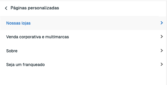 Print mostrando a galeria Fotos das lojas