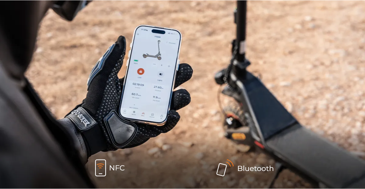 Desbloqueio NFC e Bluetooth