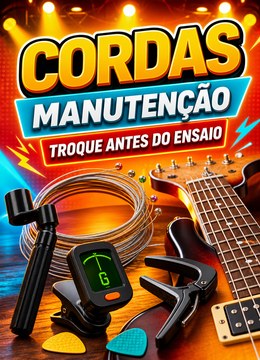 Manutenção de cordas e limpeza
