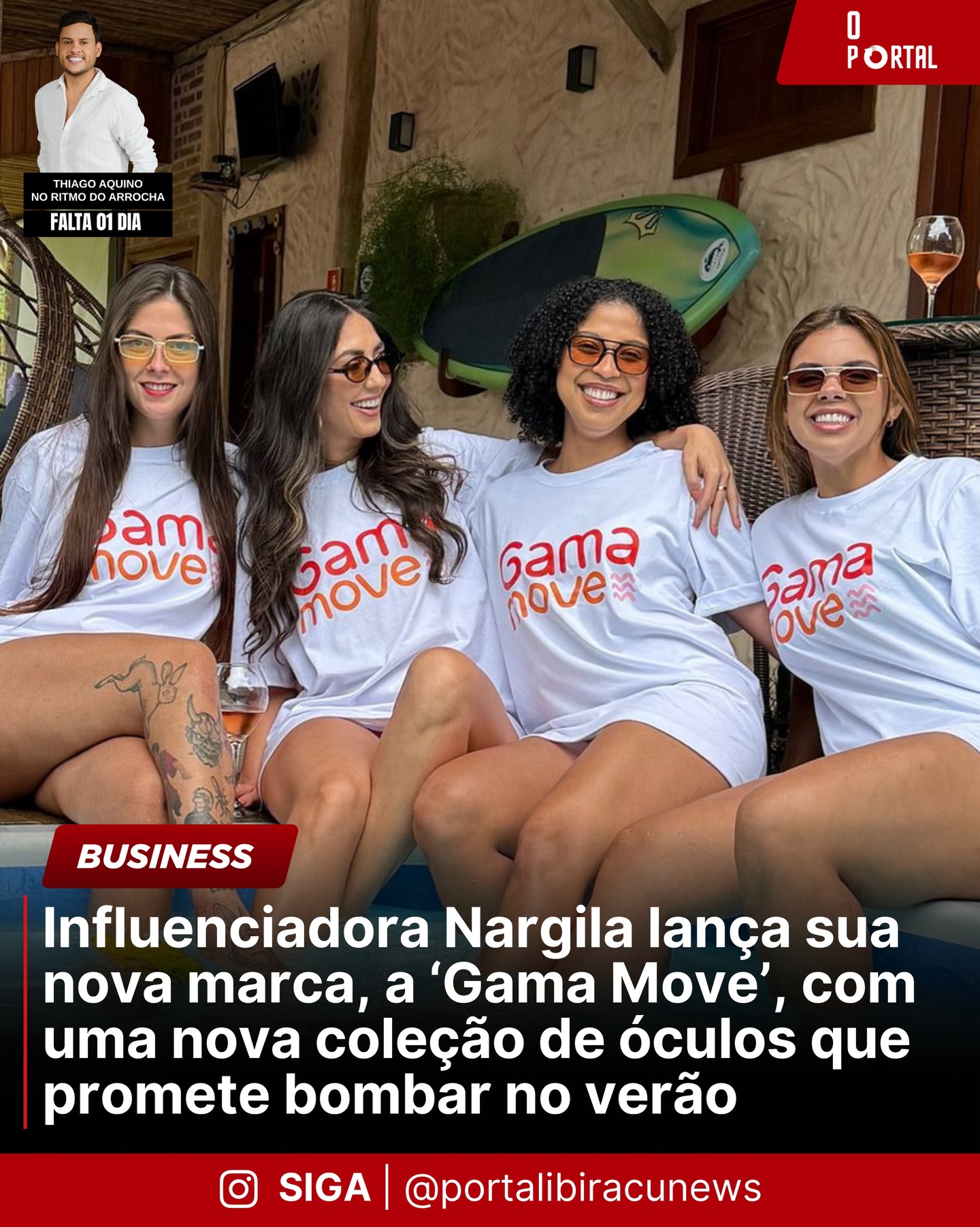 Gama Move na midia