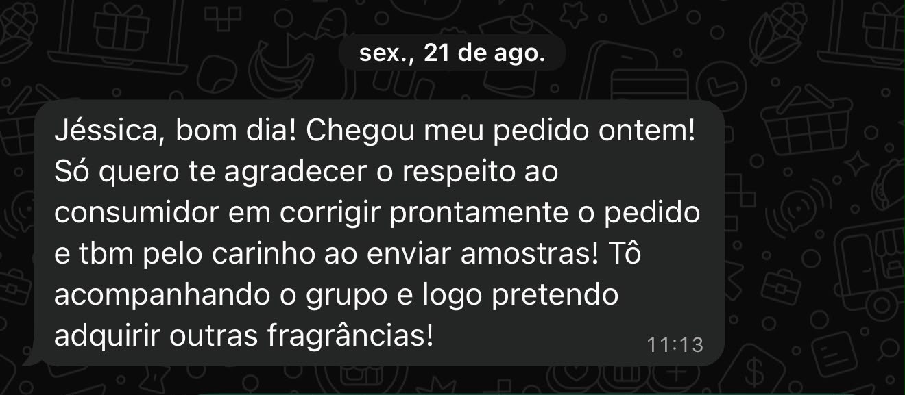 Depoimento de cliente