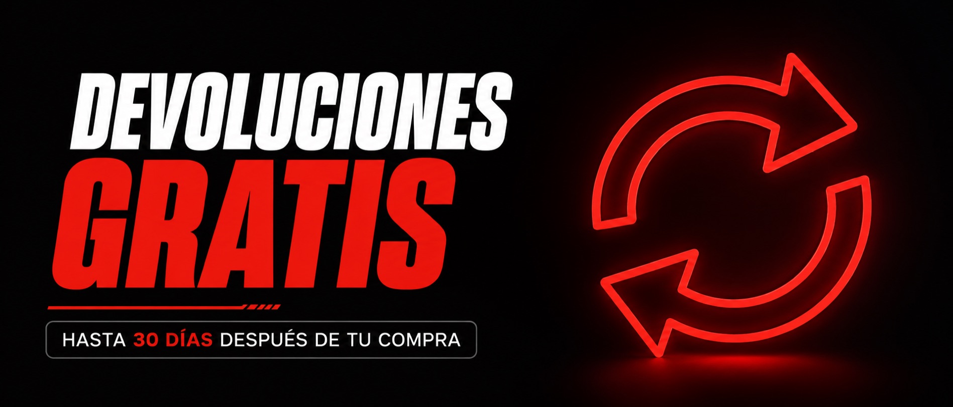 Devoluciones gratis hasta 30 días después de tu compra