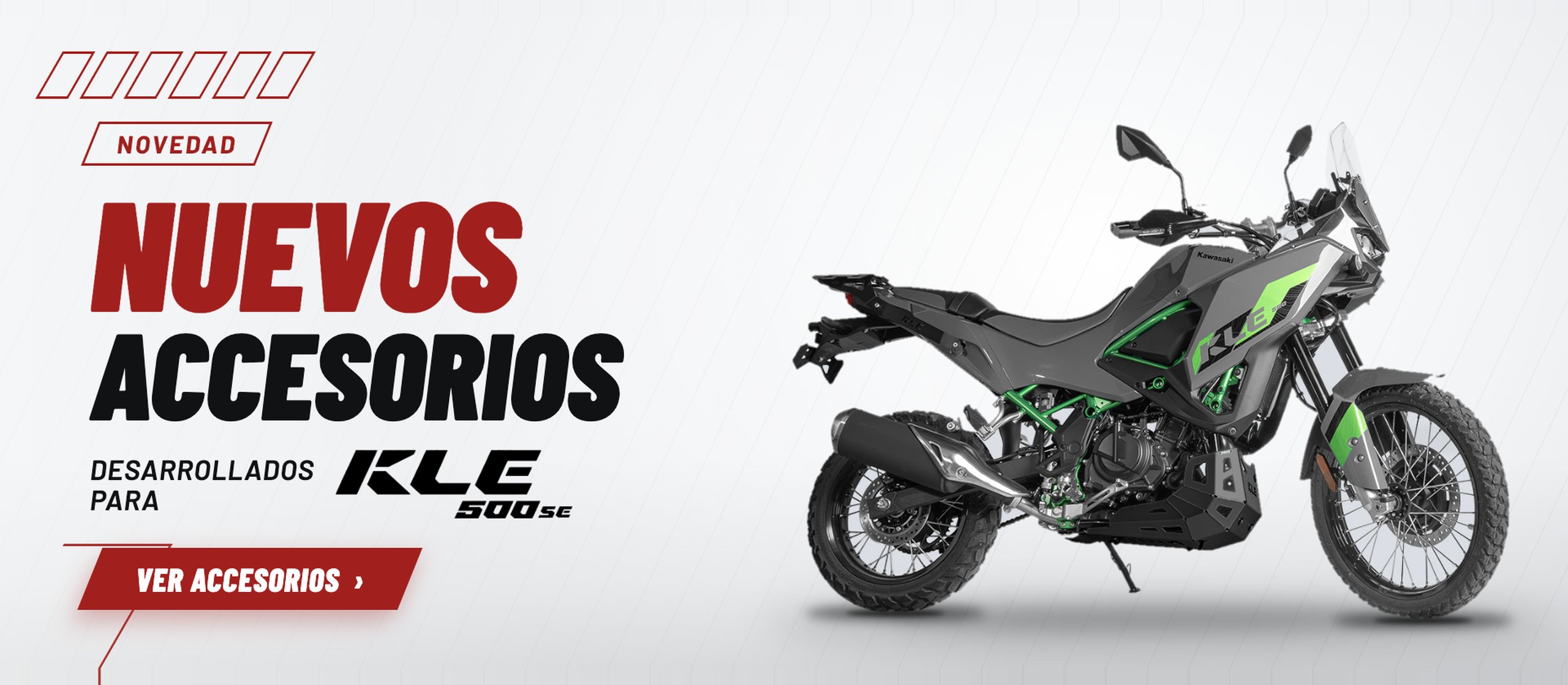 Nuevos accesorios desarrollados para Kawasaki KLE 500 SE