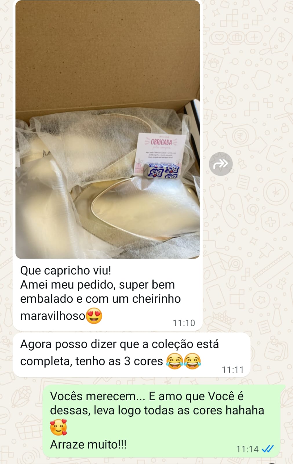 Depoimento de cliente da Arraze Calçados 1