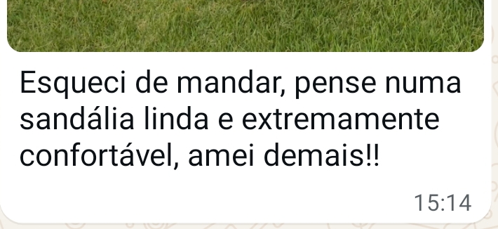 Depoimento de cliente da Arraze Calçados 12