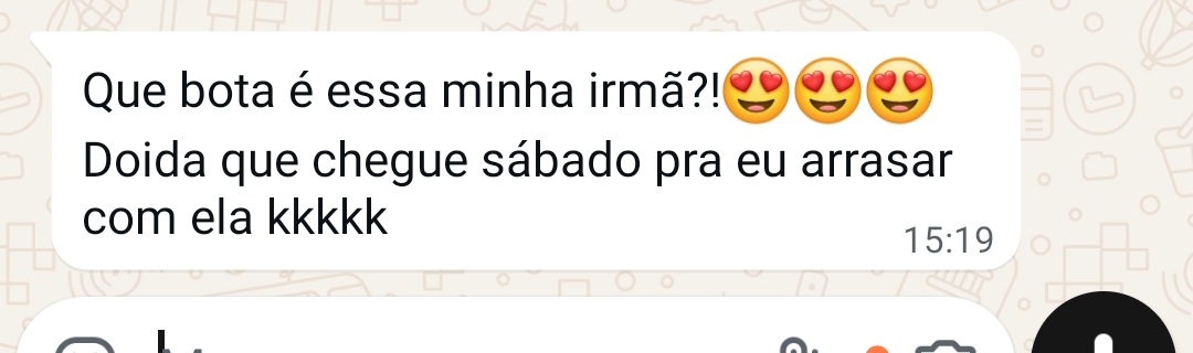 Depoimento de cliente da Arraze Calçados 17