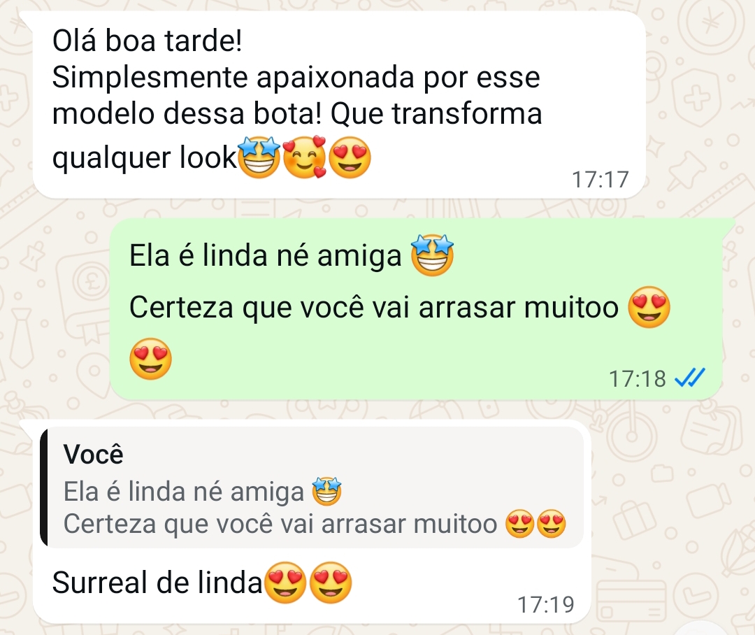 Depoimento de cliente da Arraze Calçados 18