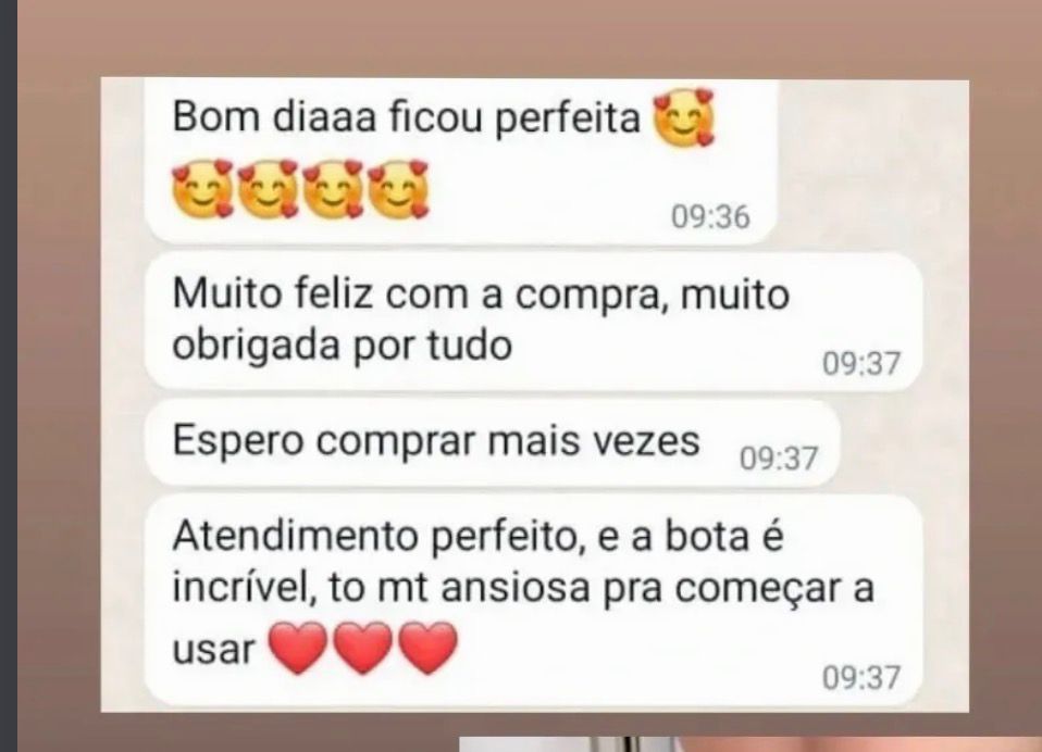 Depoimento de cliente da Arraze Calçados 20