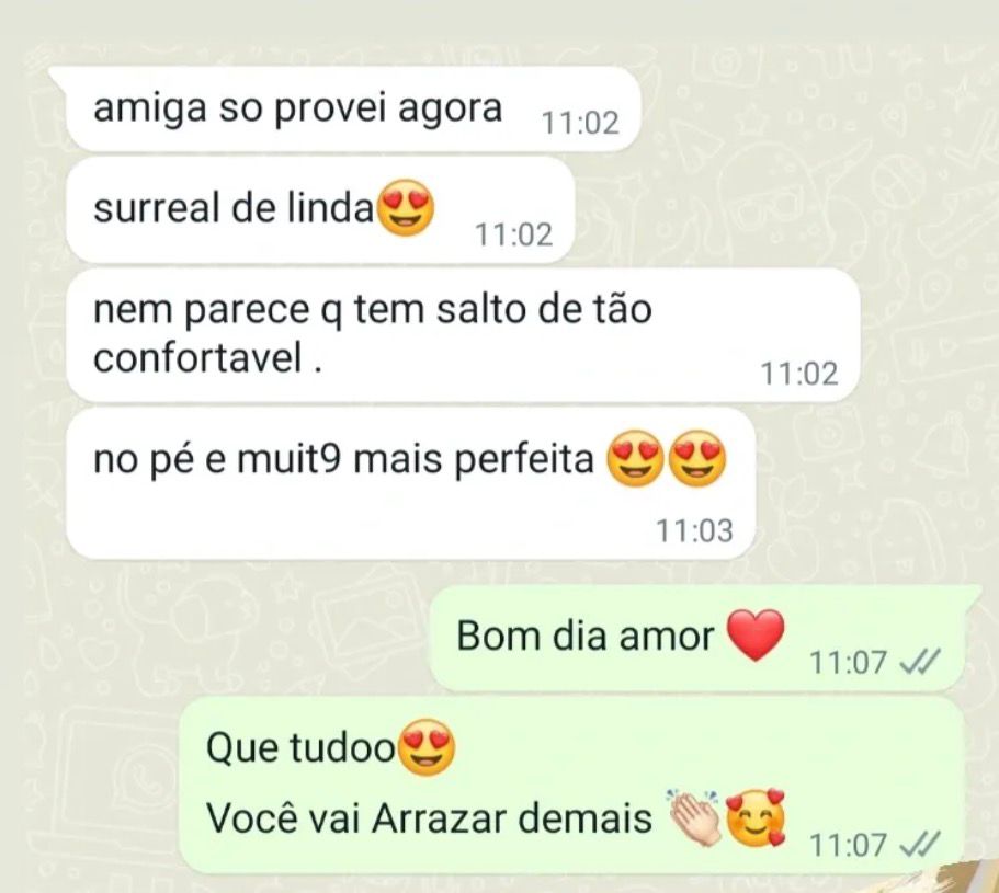 Depoimento de cliente da Arraze Calçados 21