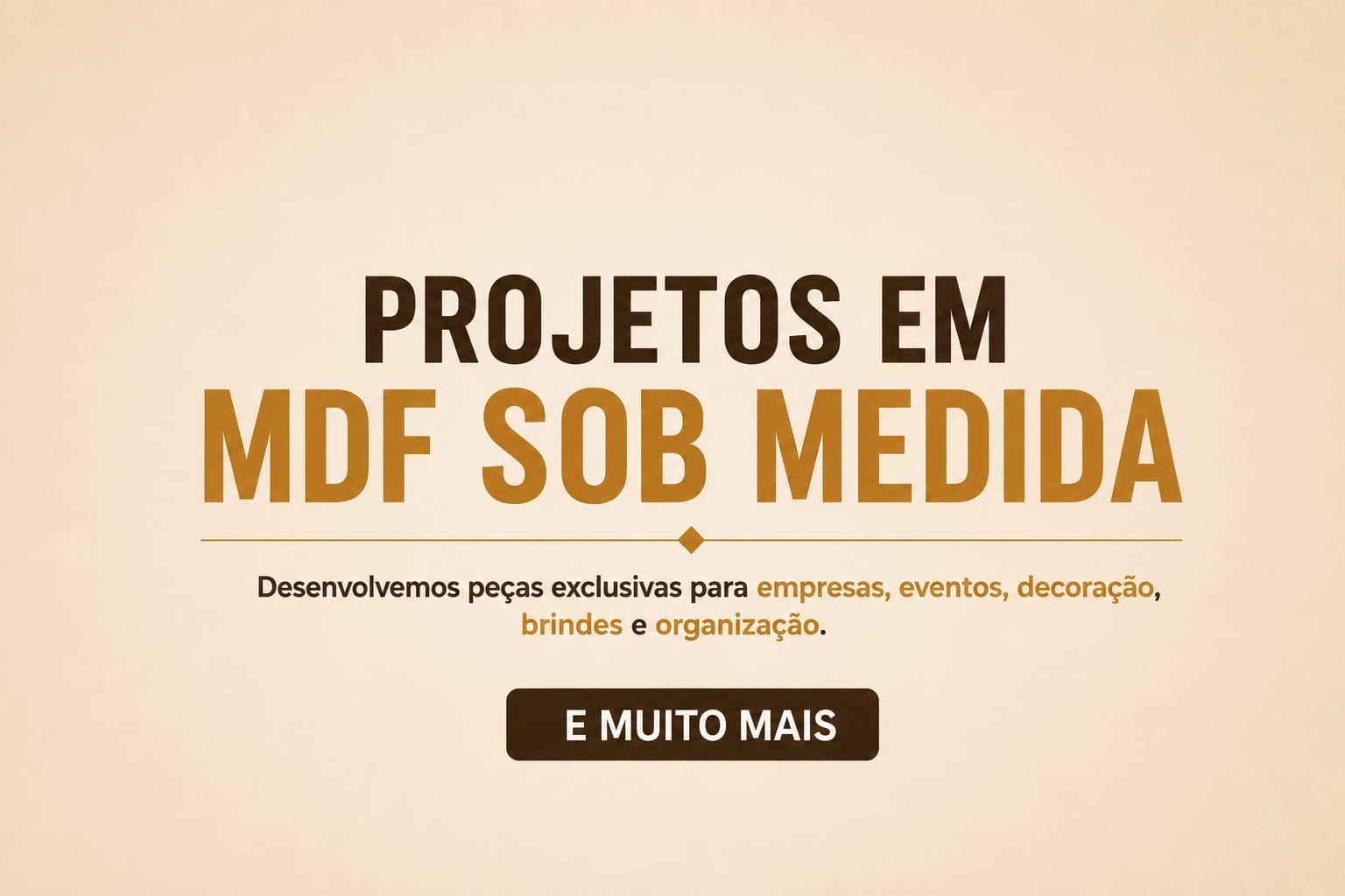 Projetos em MDF Sob Medida