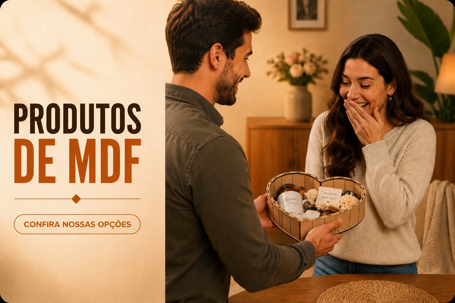 Itens em MDF