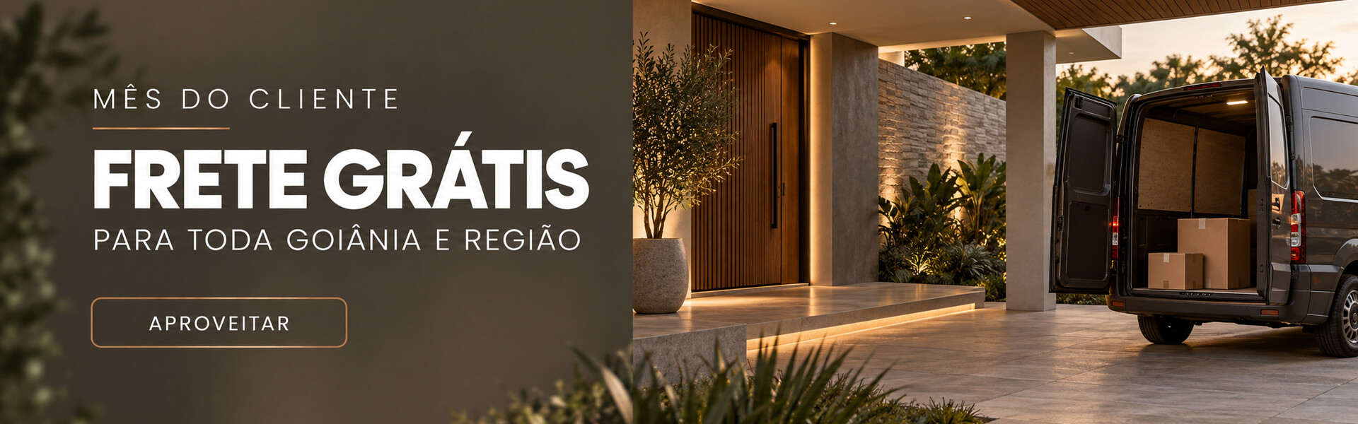 Mês do Cliente: frete grátis para toda Goiânia e região