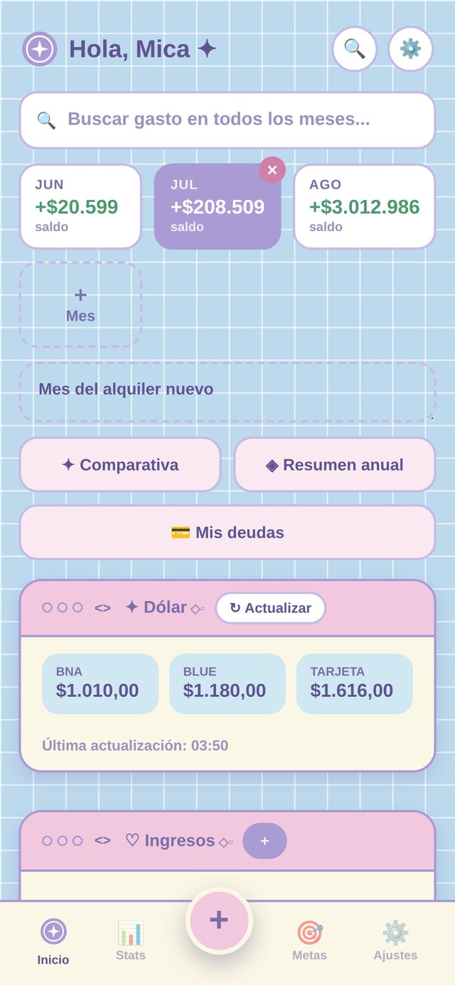 Theme Celeste de Plata Clara
