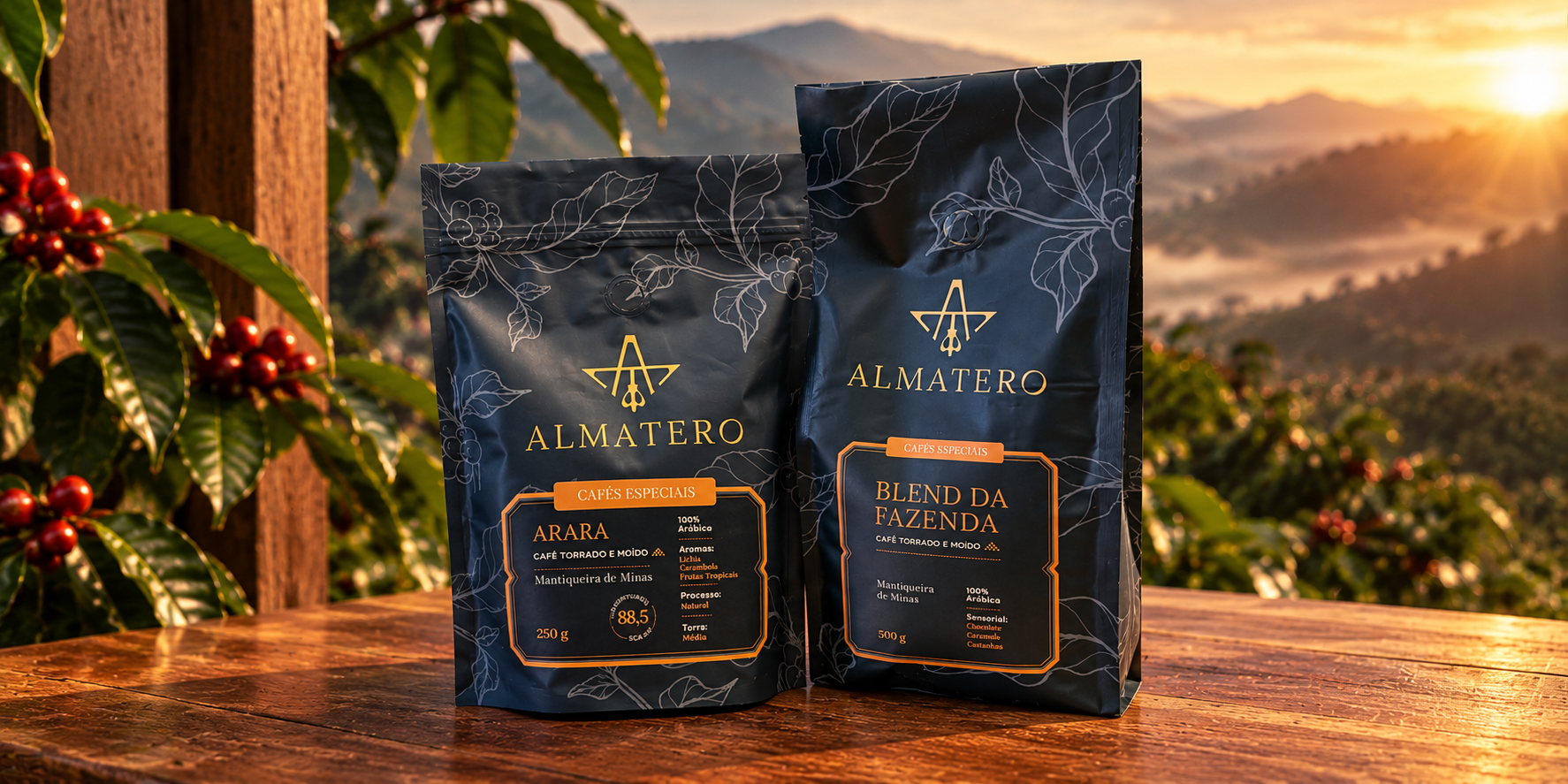 Cafés especiais Almatero