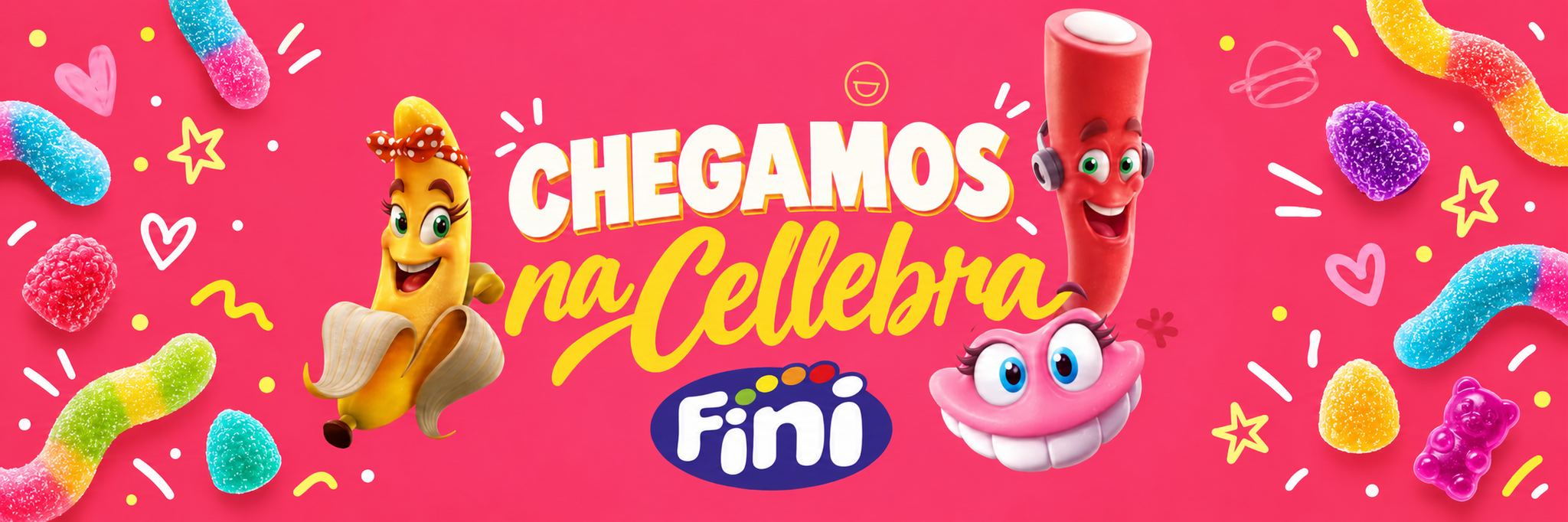 Doces Fini chegaram à Cellebra Festas.