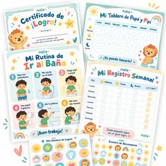 Pack imprimible para dejar el pañal