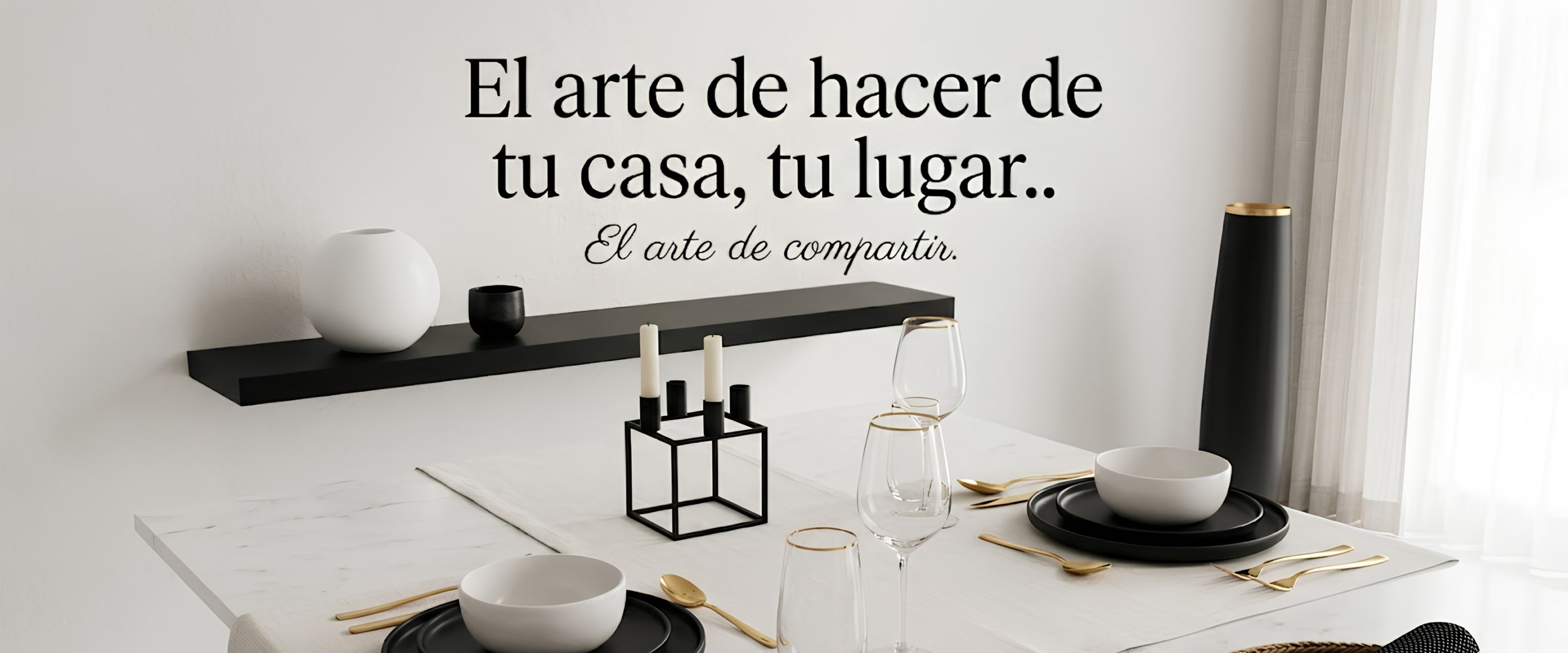 El arte de hacer de tu casa, tu lugar — Tienda de Hogar