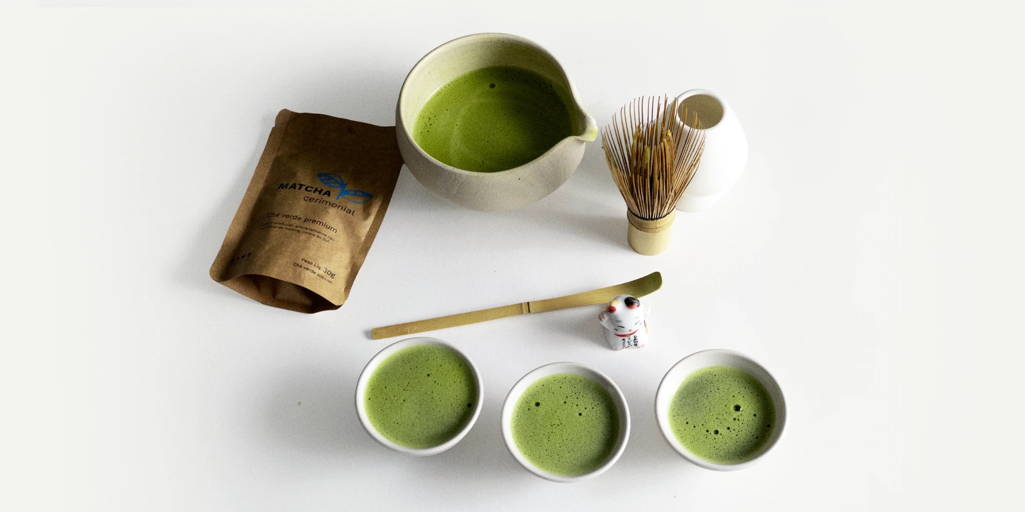Matcha bar em evento corporativo