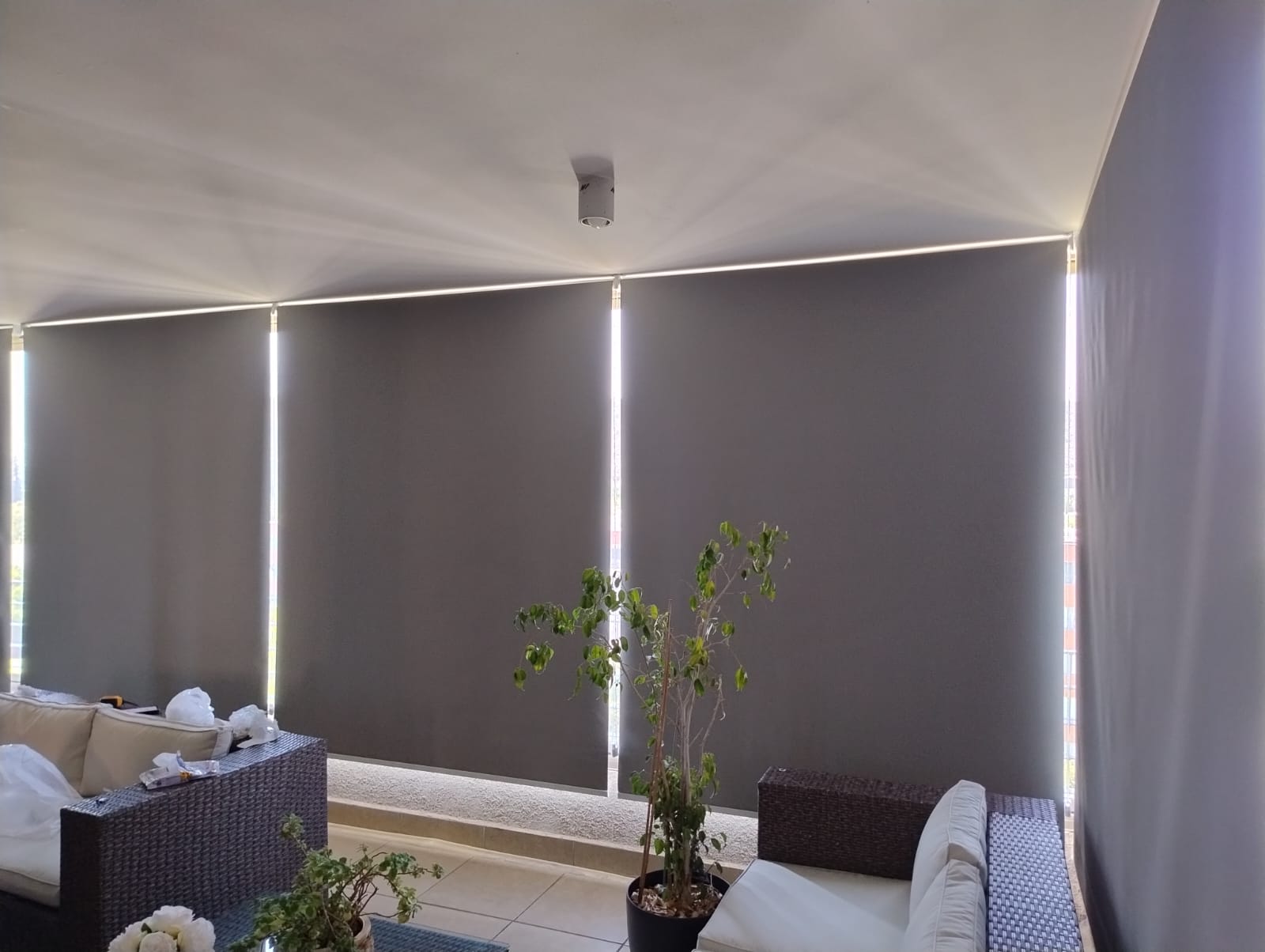 Cortinas roller en un espacio real, inspiración 20